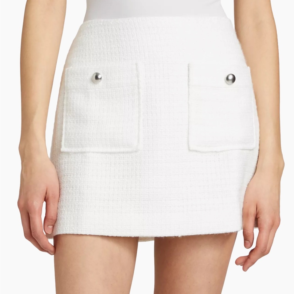Reformation Aurelia Tweed Mini Skirt -Size 0